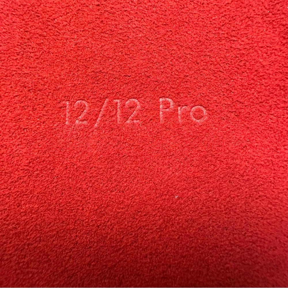 Louis Vuitton Red Leather iPhone Case with Monogram Card Pocket - Picture 6 of 11
